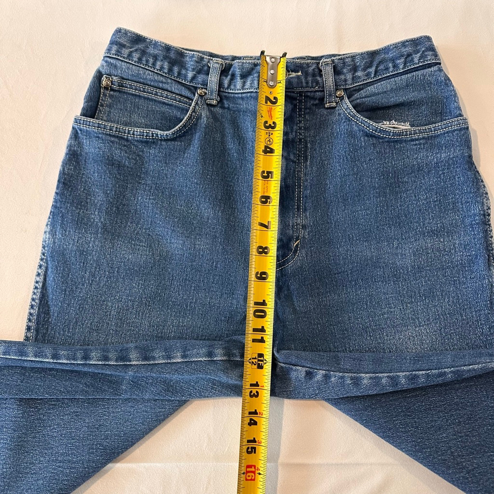 Vintage Sasson High Rise Straight Leg Jeans | Classic Blue Denim | 90s Fit | Sm - Picture 6 of 8